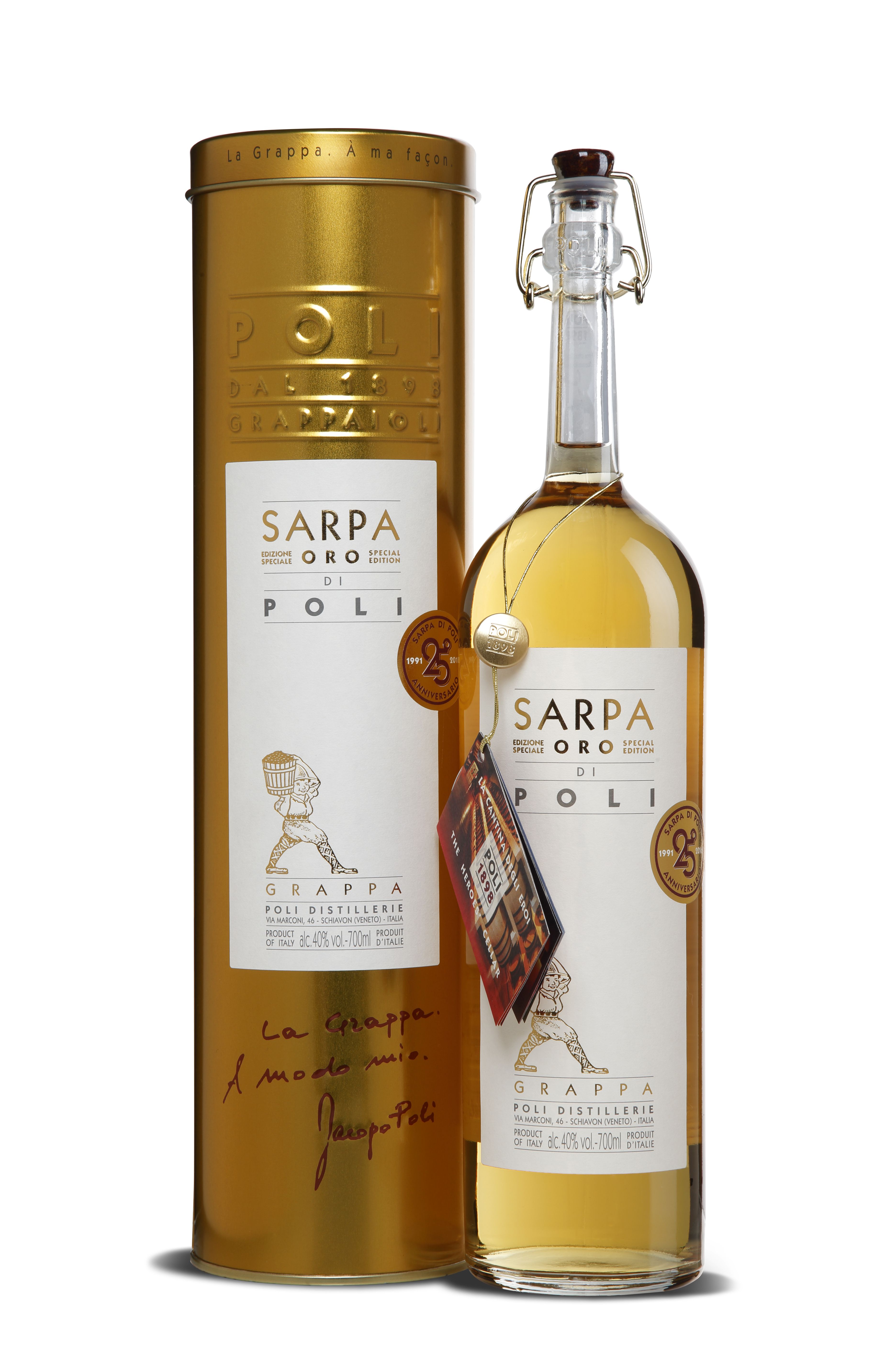 Poli Grappa Sarpa Oro