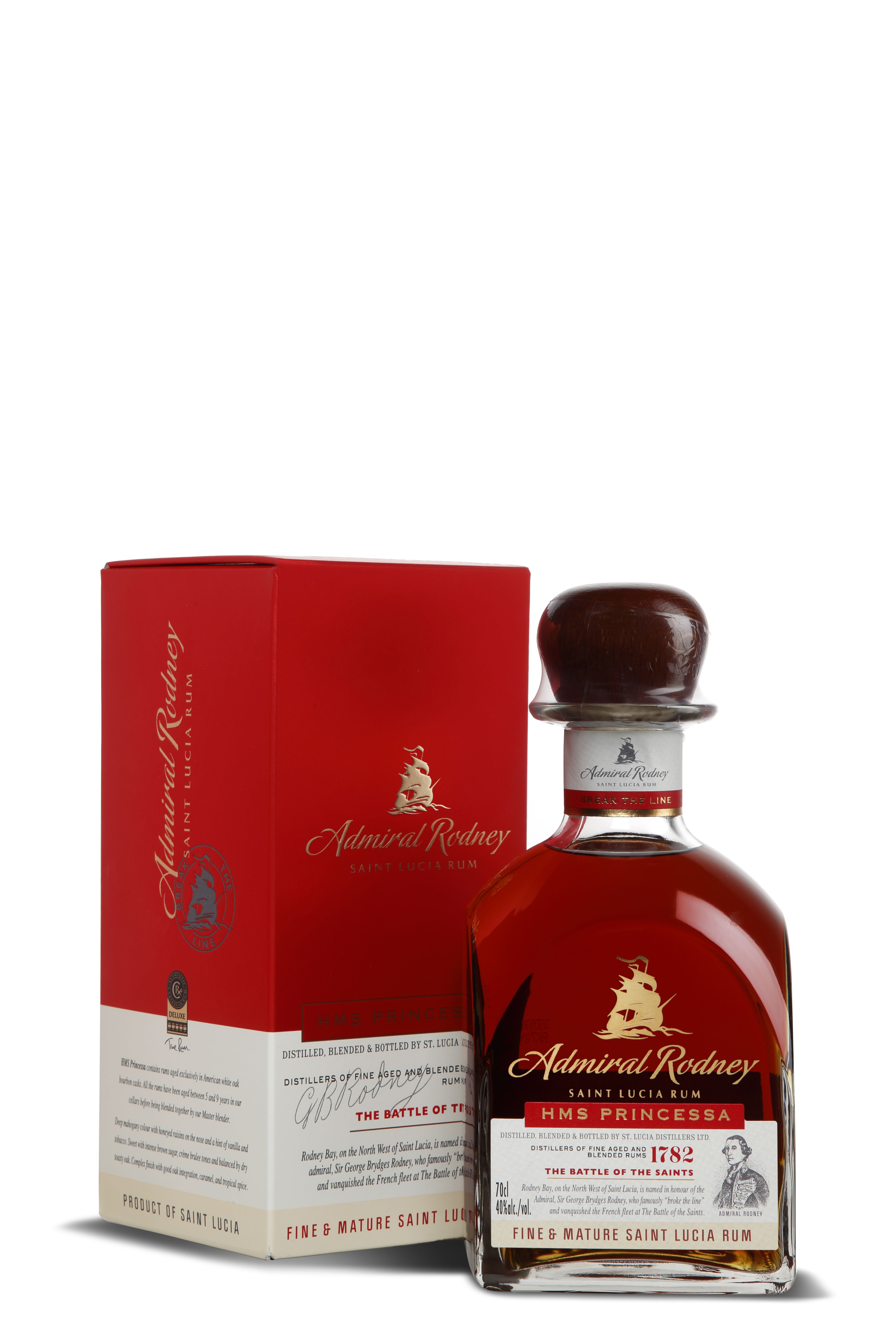Admiral Rodney HMS Princessa Rum