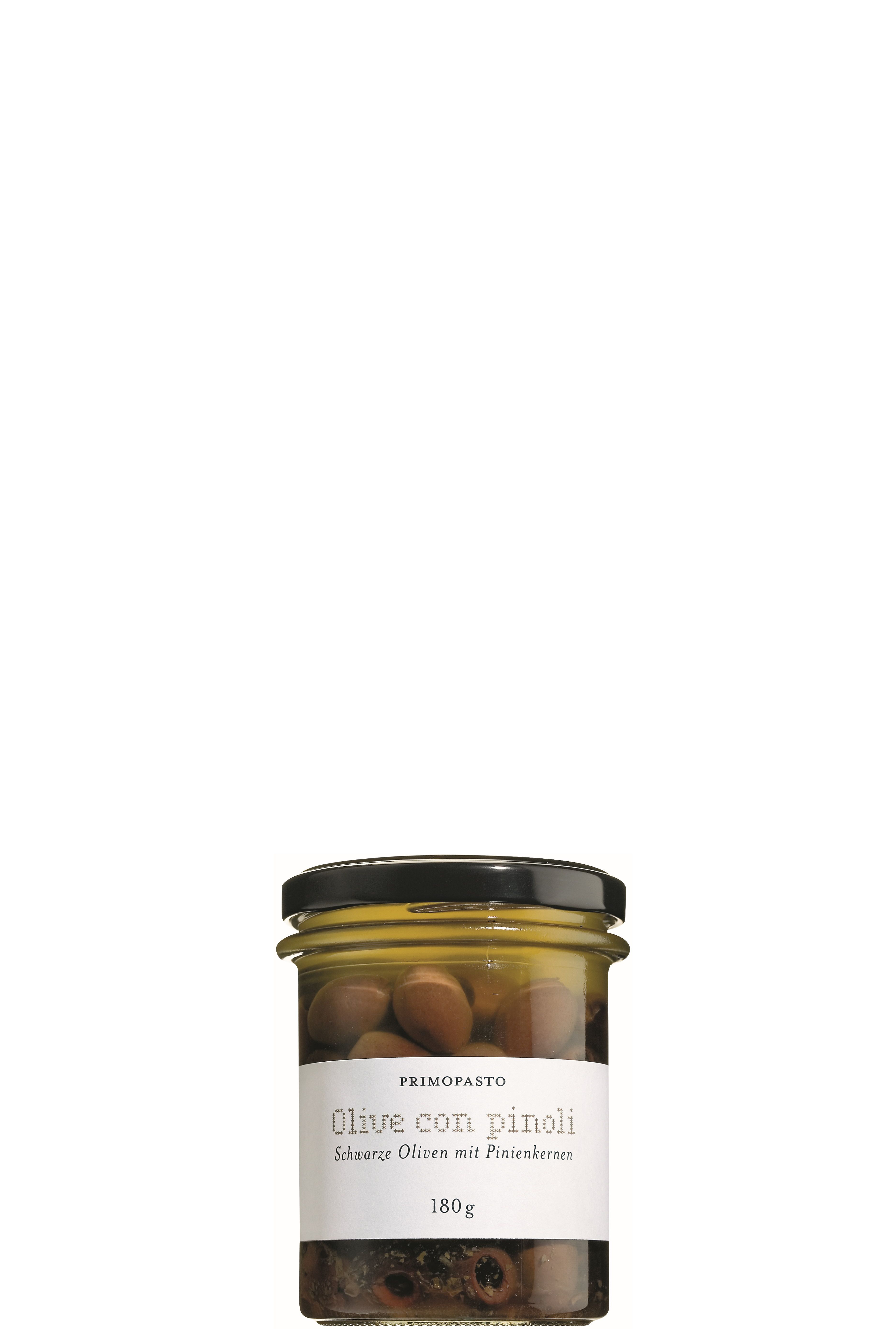 Olive nere con pinoli