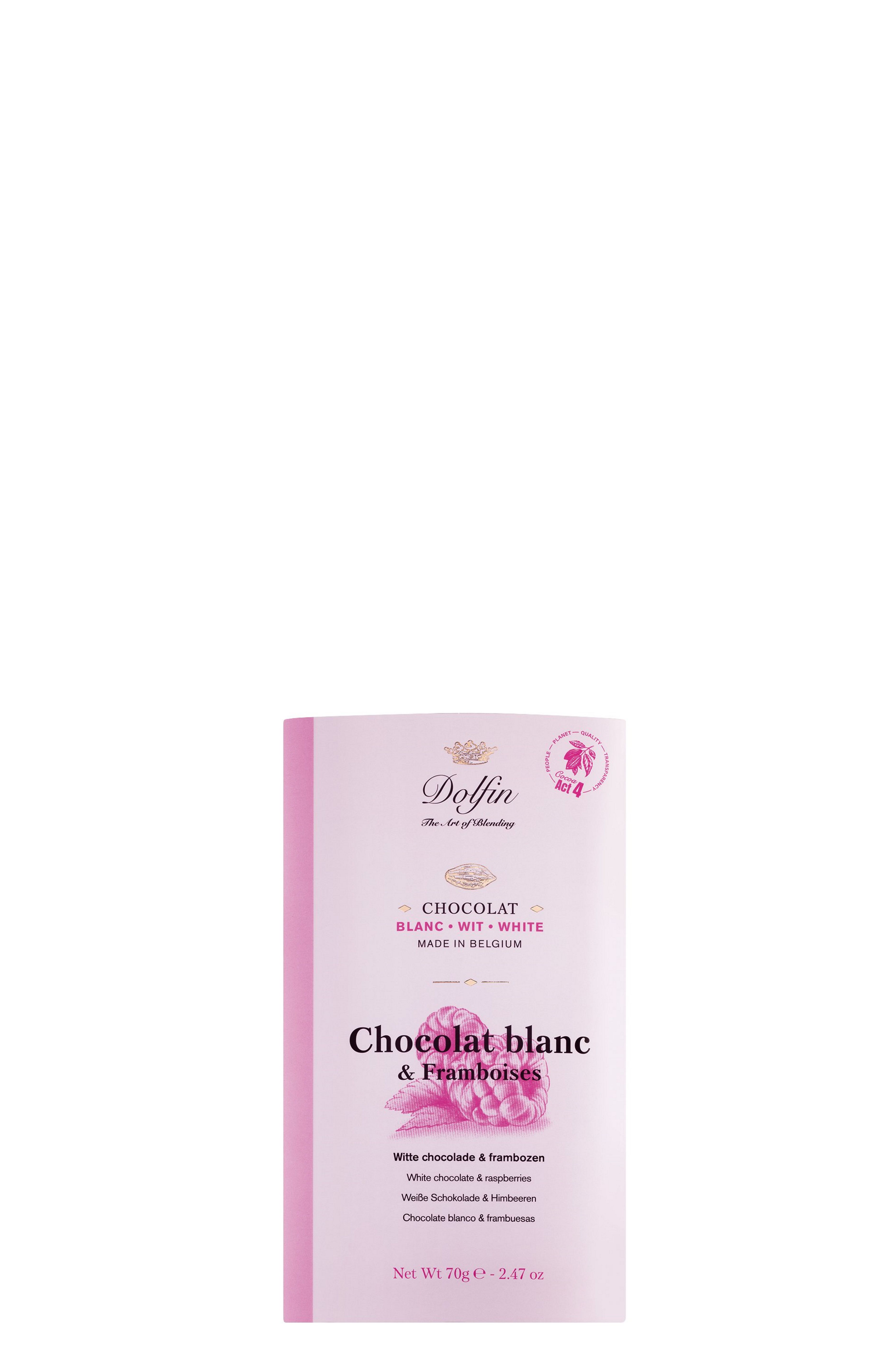 Dolfin Chocolat blanc & Framboises