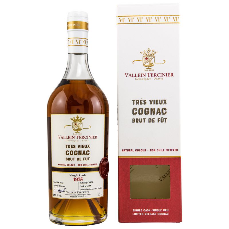 1975 Cognac Vallein Tercinier Single Cask