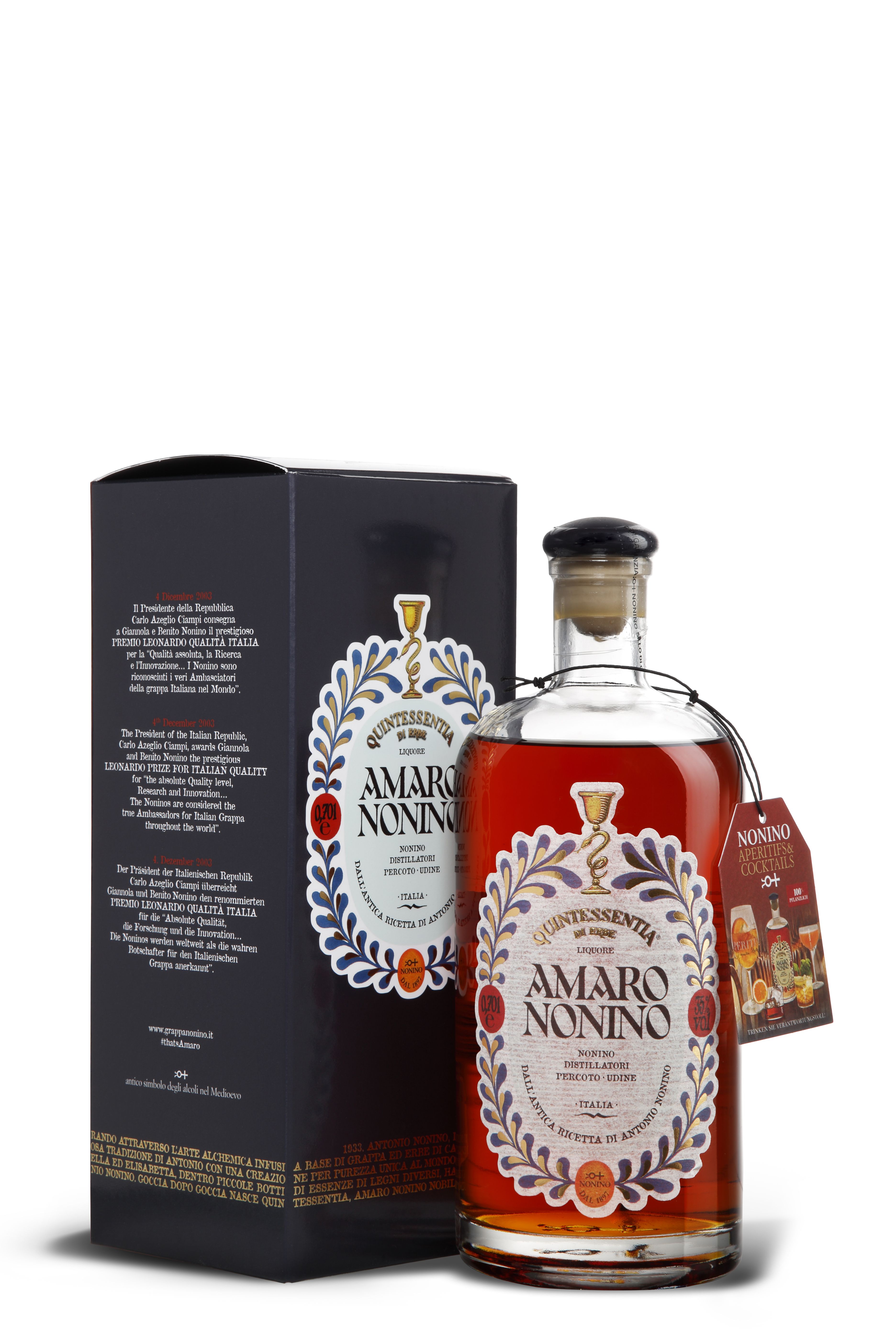Nonino Amaro Quintessentia di Erbe Alpine