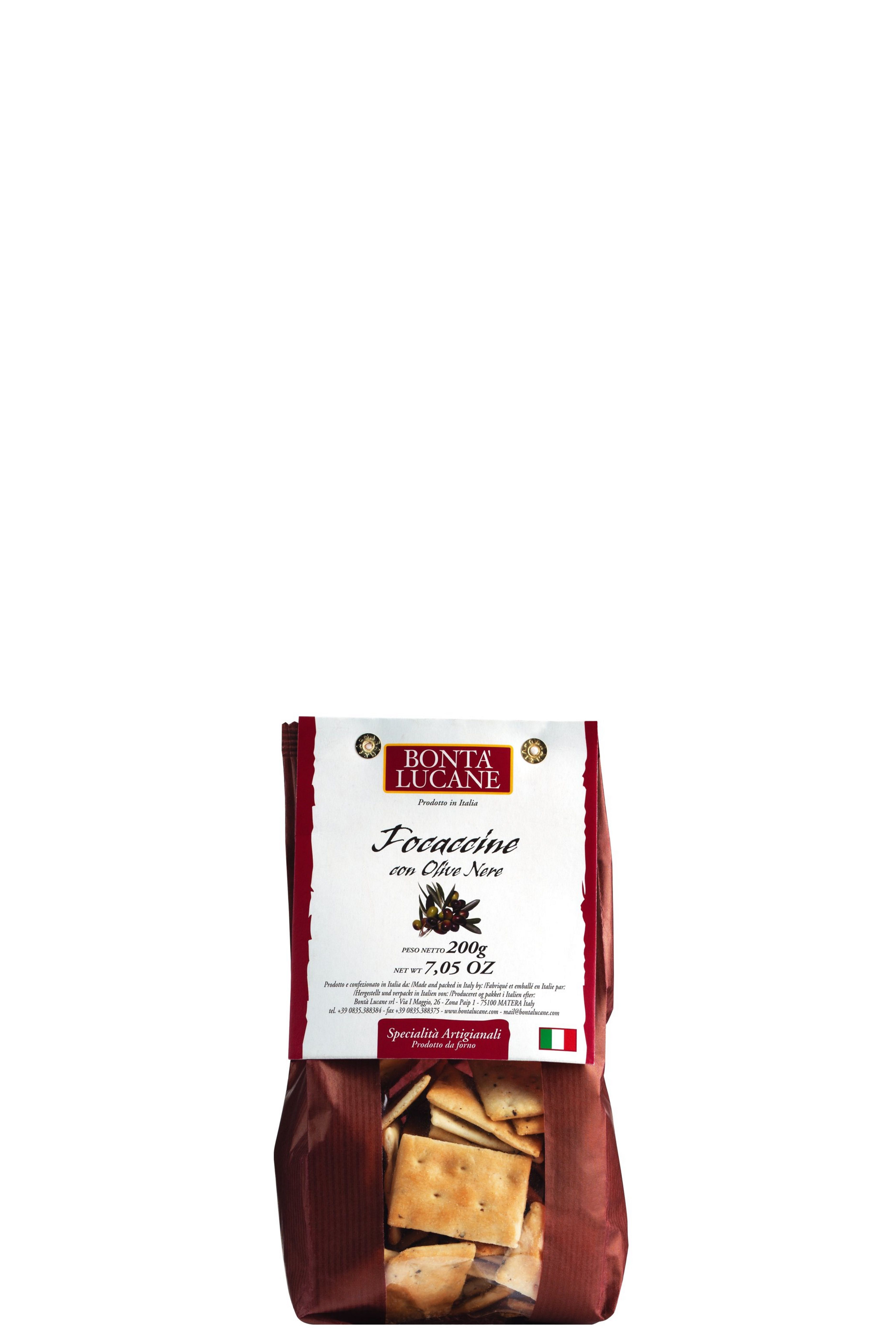 Focaccine con Olive Neri