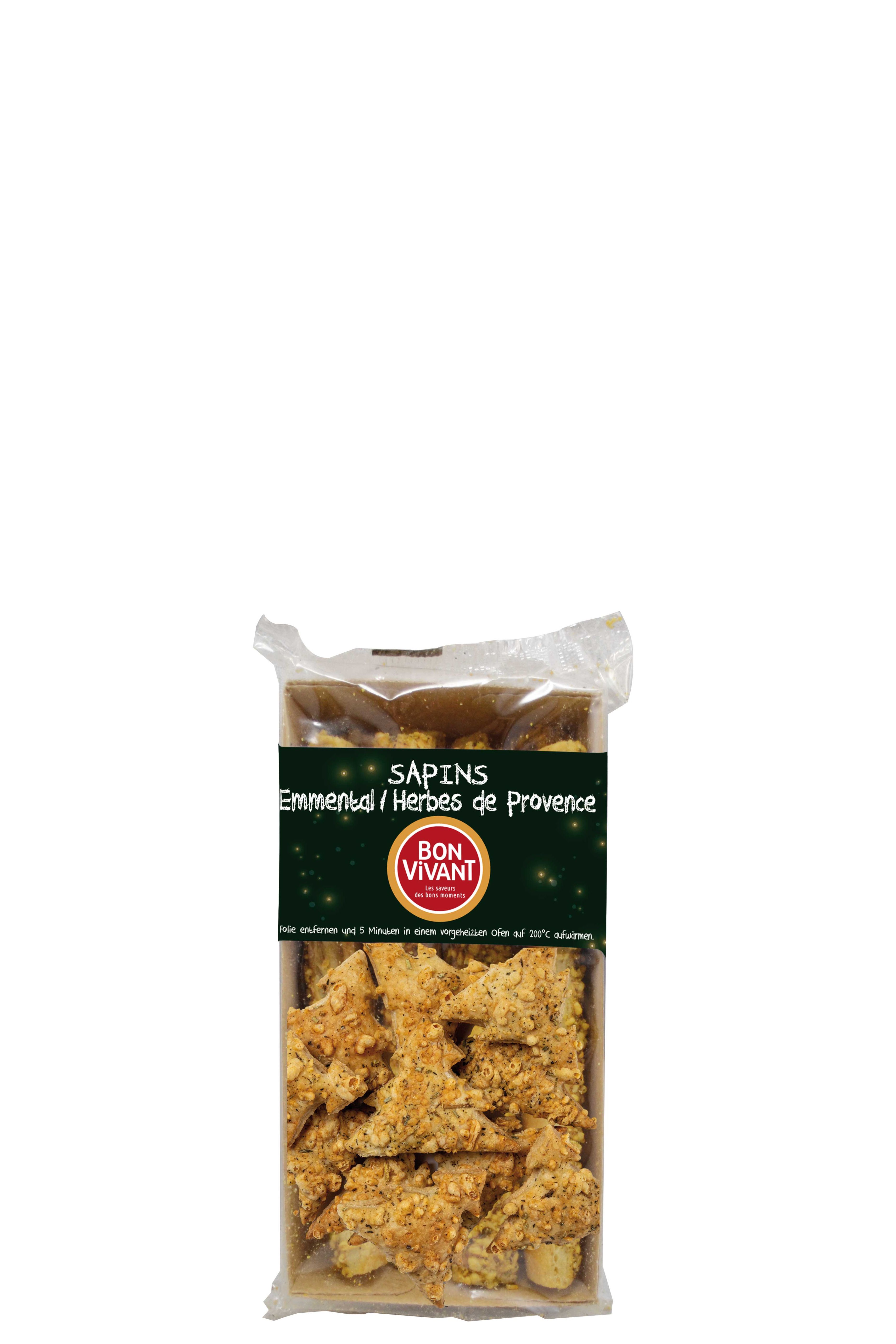 Blätterteigtannen mit Emmentaler & Kräuter