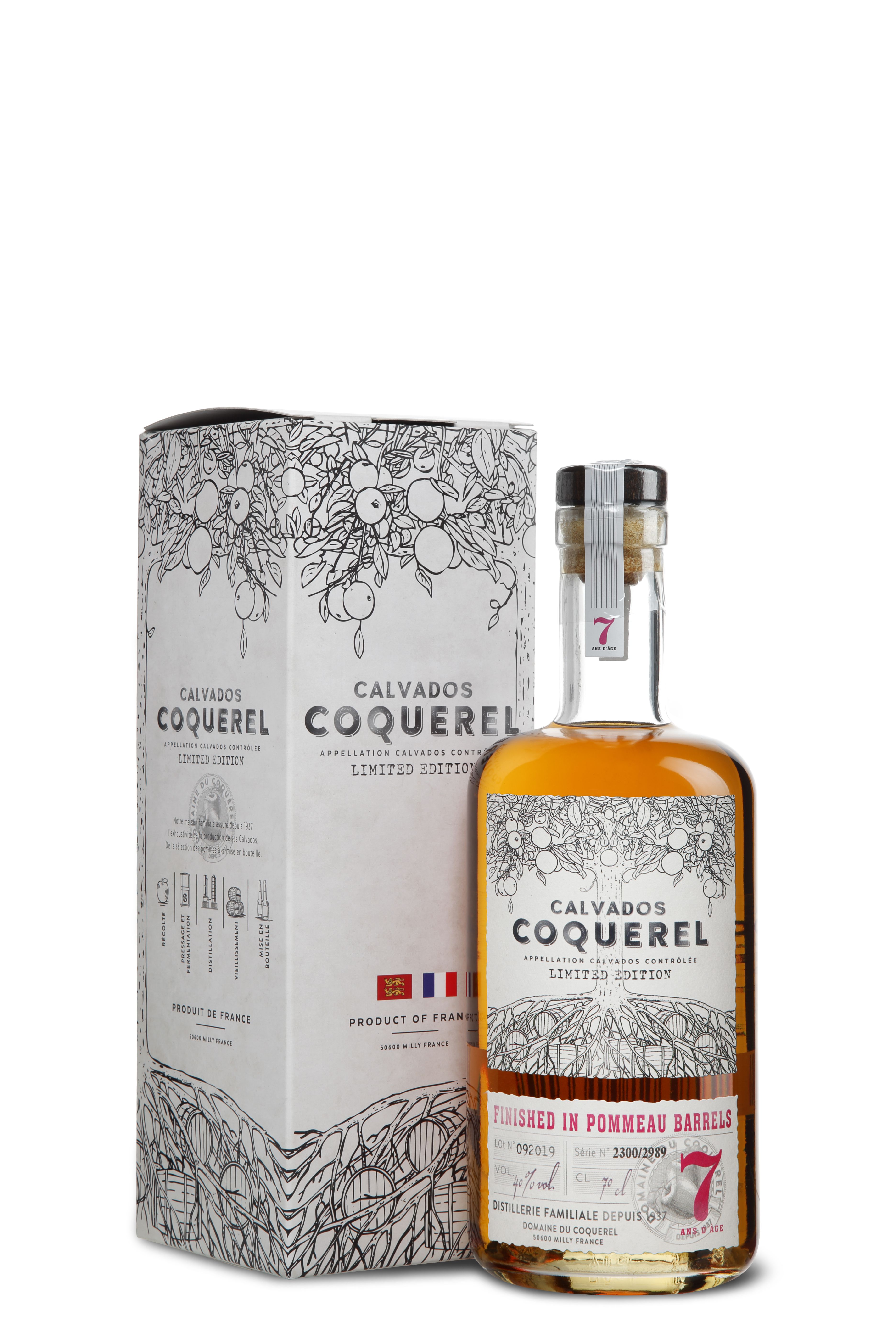 Coquerel Calvados 7 Jahre Pommeau Finish